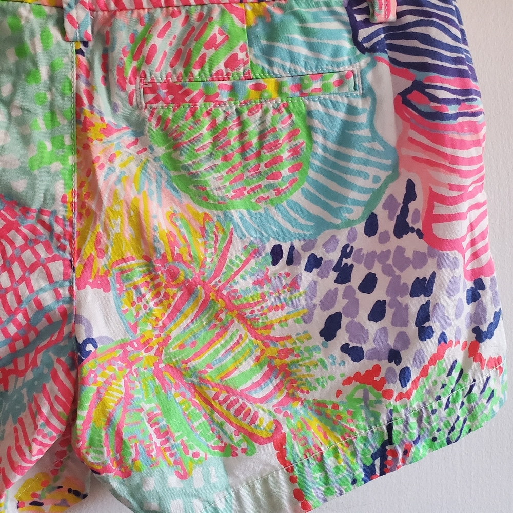 Lilly Pulitzer The Callahan low rise Shorts Roar of the seas size 0 Preppy Beach - Picture 6 of 11